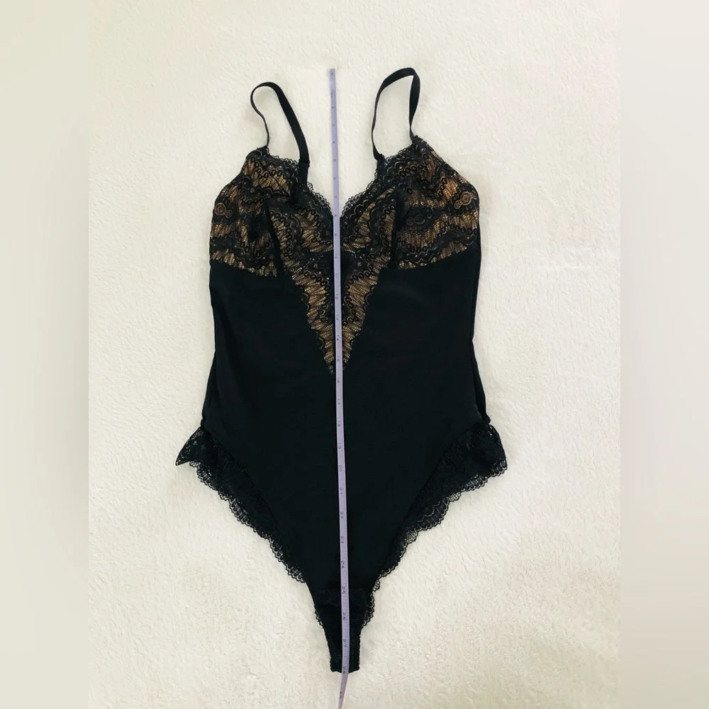 Women's Shapewear Black Bodysuit Size S